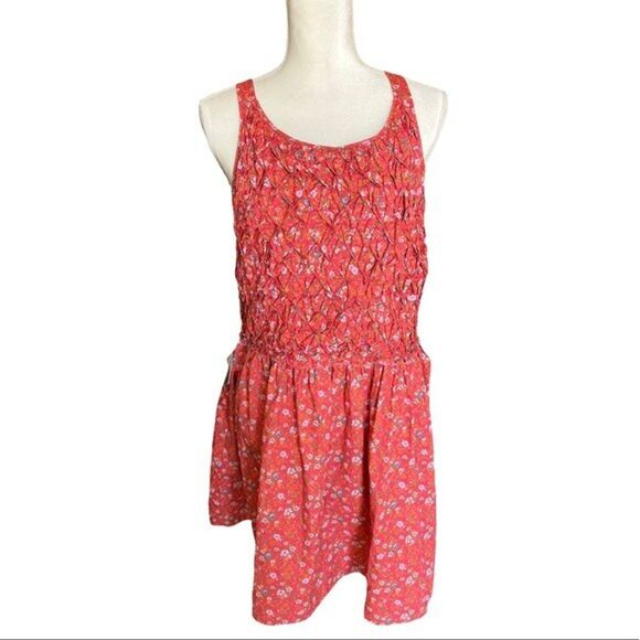 Free People Petunia Mini Dress size large boho summer - Picture 1 of 4